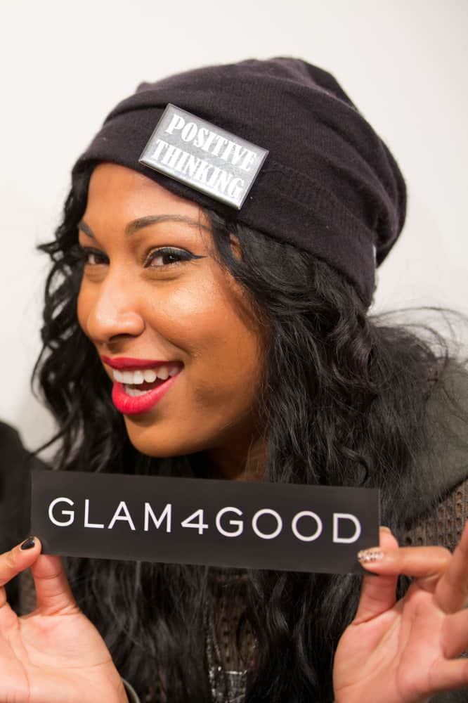 
R&B singer and glamour girl Melanie Fiona came by Milk Studios to help style the girls and posted on Instagram this message after spending the day with GLAM4GOOD. 