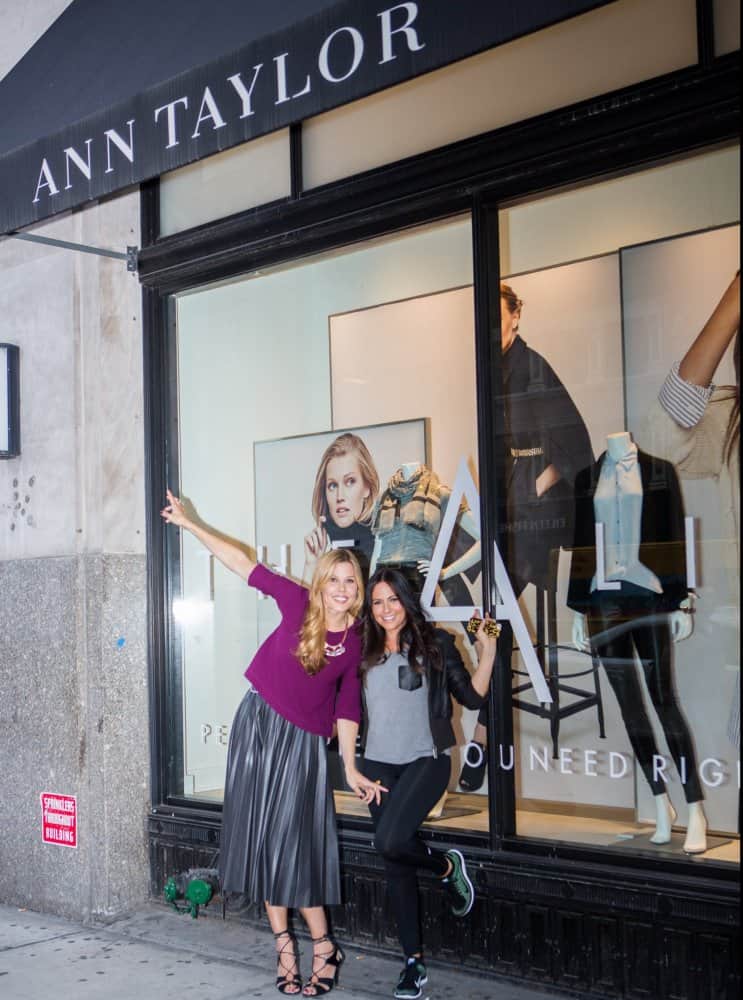 The founder of GLAM4GOOD, Mary Alice Stephenson took Stephanie for a generous shopping spree courtesy of Ann Taylor.