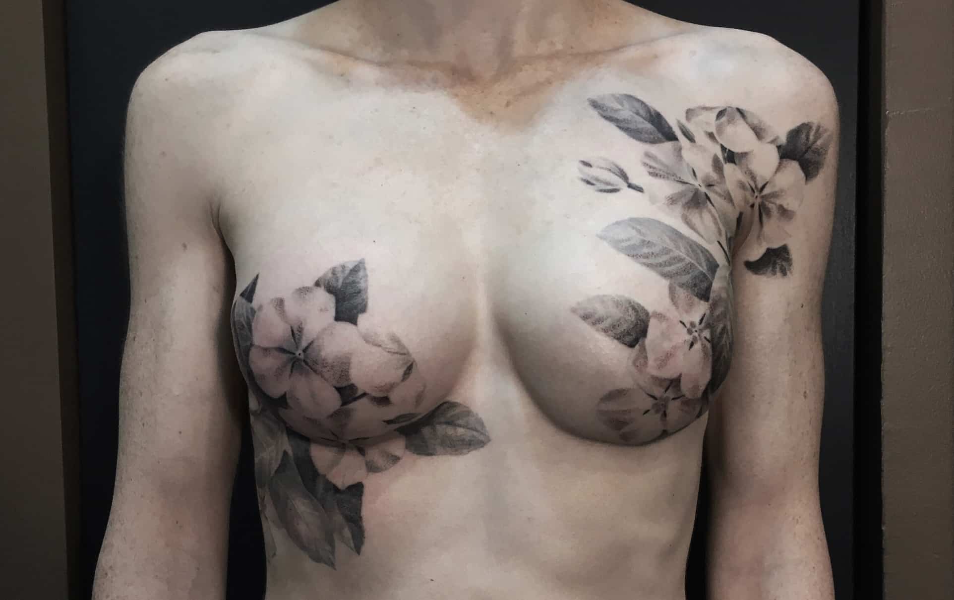 Breast tattoos nude